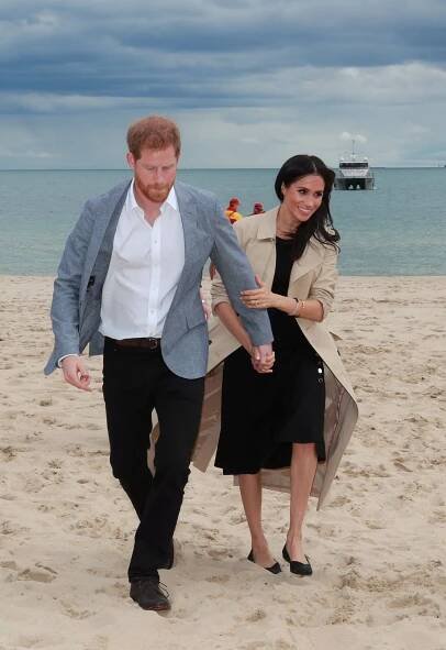 Meghan a Harry dojímají Austrálii. Princ zaujal plnovousem, připomíná Santu Clause
