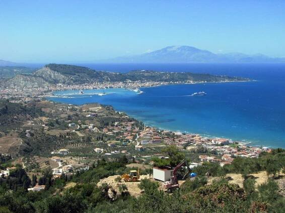 Argassi - pláž - Zakynthos