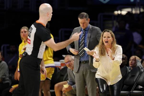 WNBA players call out officiating, but league trusts its process - Los Angeles Times