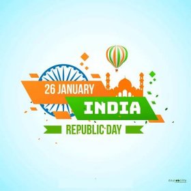 republic day with ballon