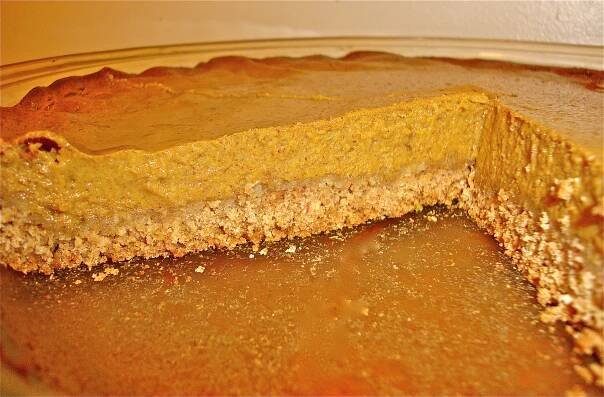 Pumpkin Pie Sliced