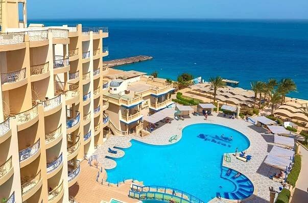 hotel King Tut Aqua Park Beach Resort Hurghada letecky All inclusive