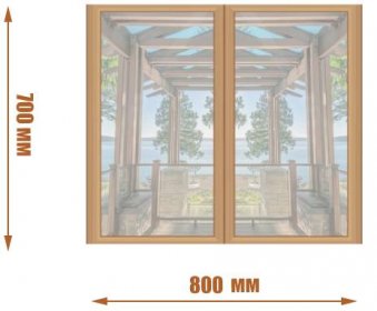 Dřevěné okenní rámy pro letní chaty