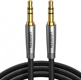 UGREEN 3.5mm Metal Connector Alu Case Braided Audio Cable 3m