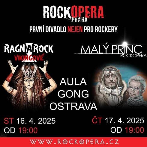 Malý princ a Ragnarock míří do Ostravy: oblíbené rockové opery se představí v aule Gong :: RockOpera Praha