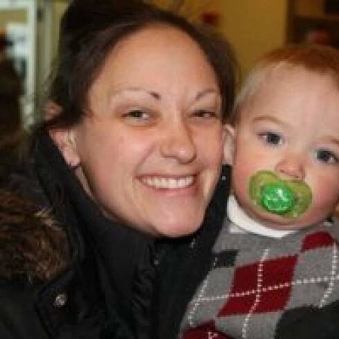 Benjamin Thompson and his mother