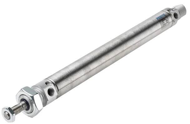 Pneumatický válec, řada: DSNU DSNU-25-200-PPV-A Samec G 1/8 11 g @ 10 mm Stroke 238 g @ 0 mm Stroke Festo