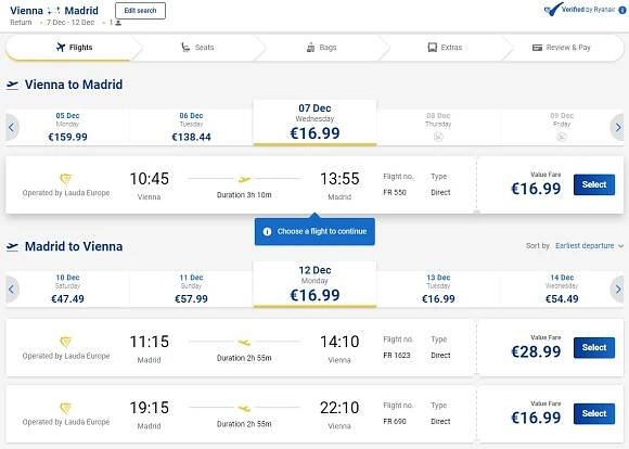 MADRID z Viedne - last minute letenky za 34€! - LETENKY ZA BABKU