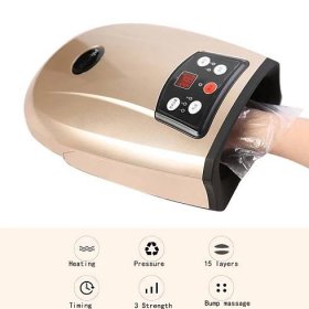 Vyhřívaný masážní přístroj na ruce Fyzioterapeutický nástroj Masážní zařízení Přístroj na masáž prstů se stlačováním vzduchu