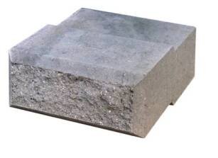 Tvárnice svahová Presbeton Římský kvádr 380×325×160/140 mm štípaná přírodní (32)