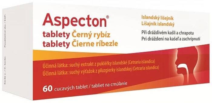Aspecton na kašel černý rybíz 60 tablet od 141 Kč - Heureka.cz