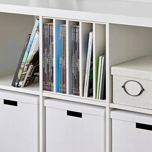 VLOŽKA se 4 POLICEMI BÍLÁ 33x33 cm IKEA KALLAX Značka IKEA
