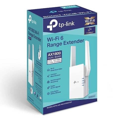Dvoupásmový Wi-Fi 6 Extender AX1800 6