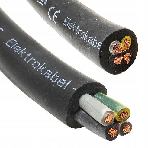 Kabel v gumě flexibilní OW H05RR-F 4x4 mm