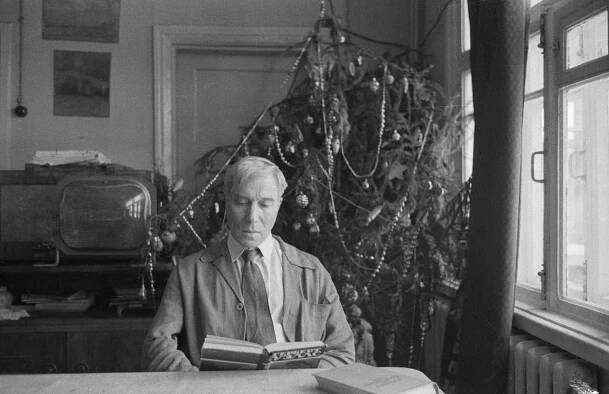 Boris Pasternak Reading a Book