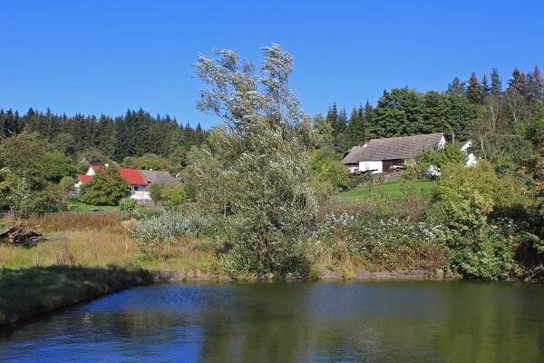 Soubor:Mnich, Chválkov, small pond.jpg