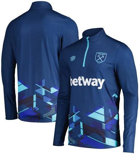 West Ham United Umbro Third Warm Up Half Zip, , rebel_hi-res