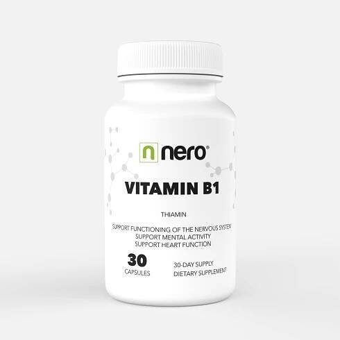 Vitamin B1 Thiamin 100 mg, 30 kapslí / na 30 dní
