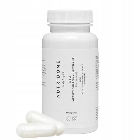 MSM methylsulfonylmethan klouby kosti doplněk 1500 mg Nutridome 60 kapslí