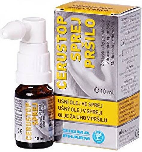 Cerustop ušní olej ve spreji 10 ml