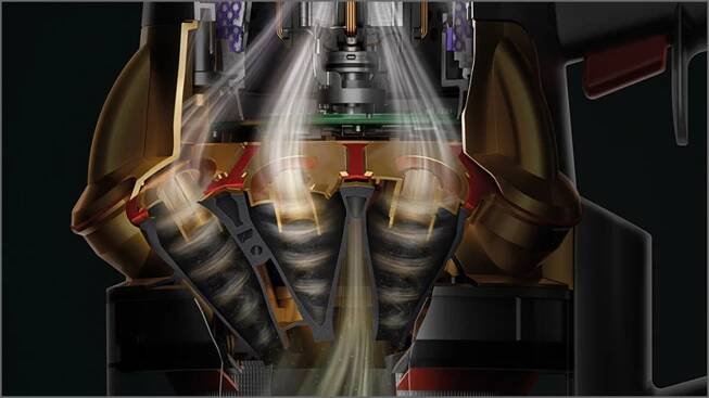 Tyčový vysavač Dyson V15 Detect Absolute Gold | DATART