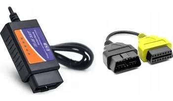 ELM 327 + adaptér A3/žlutý FIAT ALFA LANCIA MultiECUscan