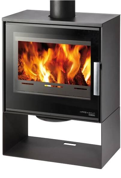 Haas+Sohn Krbová kamna SKIVE II 12,3 kW; vytápěcí schopnost: 220 m3; ocelová