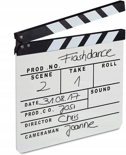 Filmová klapka pro režiséra Relaxdays