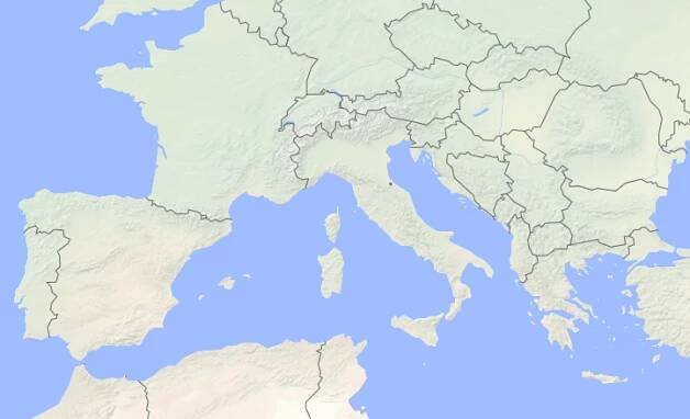 Slepá mapa států – jižní Evropa
