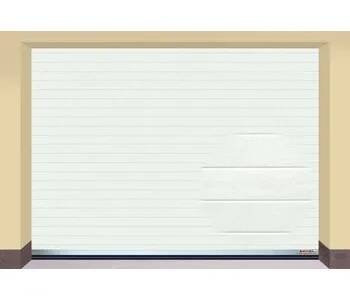 Garážová vrata AMPEL s.r.o. Sekční garážová vrata BÍLÁ L 305×215 cm s elektrickým pohonem - Montáž svépomocí
