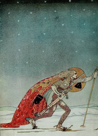 East of the sun and west of the moon pl 13 (1922)  by Kay Rasmus Nielsen