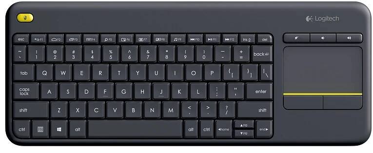 Logitech Wireless Touch Keyboard K400 Plus UK černá od 1 029 Kč