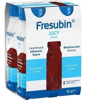 FRESUBIN JUCY DRINK PŘÍCHUŤ ČERNÝ RYBÍZ perorální roztok 4X200ML