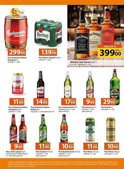 Pivo Pilsner Urquell v akci COOP od 27.12.2019