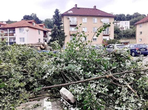 Luhačovicemi se ve čtvrtek prohnalo tornádo. nemělo takovou intenzitu jako na jižní Moravě, ale i zde způsobilo spoušť.
