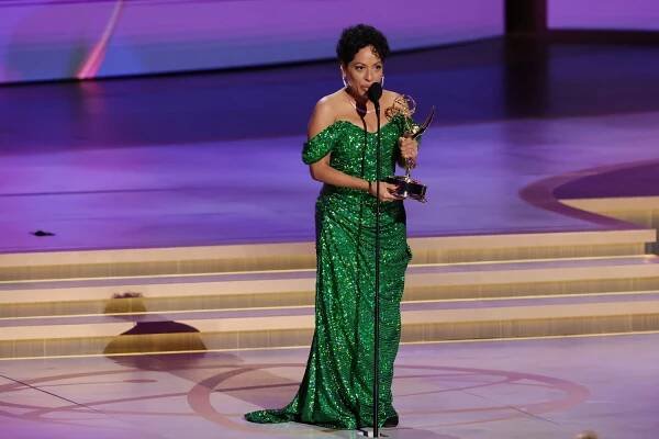 Liza Colón-Zayas on the Emmys stage