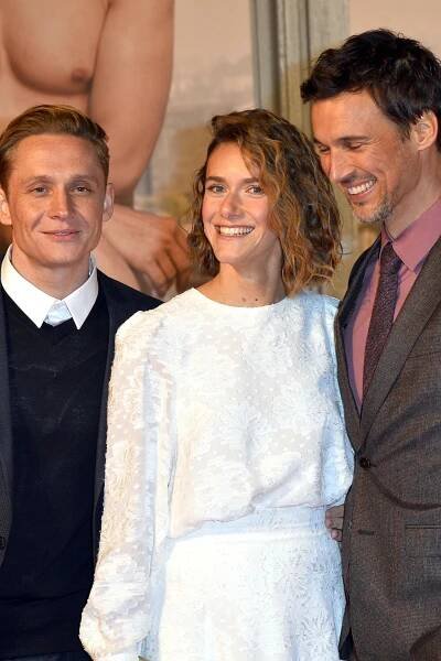 26. November 2018 Die Stars des Kinofilms "100 Dinge" rücken zusammen: Matthias Schweighöfer, Miriam Stein und Florian David Fitz.
