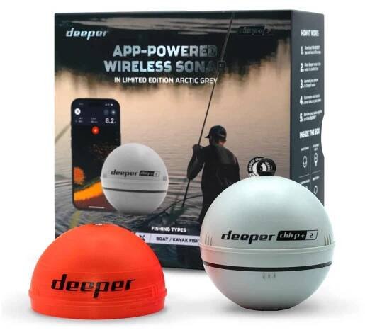 Deeper Nahazovací sonar Fishfinder CHIRP+ 2 Arctic Grey Limited Edition