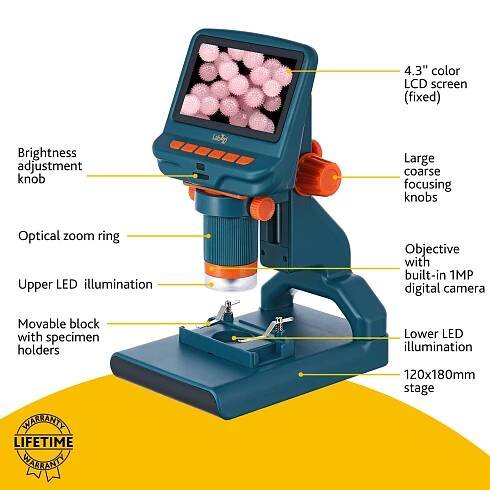 Levenhuk LabZZ DM200 LCD Digital Microscope | ExaSoft.cz
