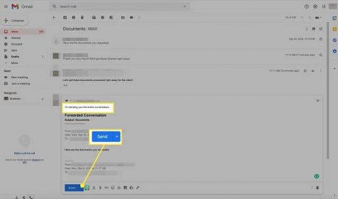 Jak přeposlat kompletní vlákno e-mailů v Gmailu 9