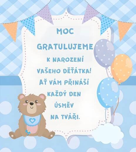 přání k narození dítěte 