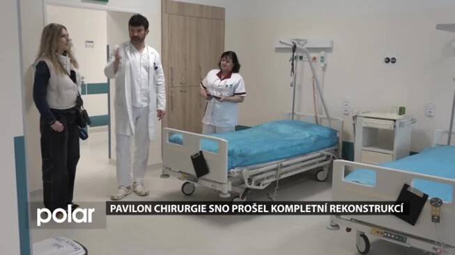 Pavilon chirurgie Slezské nemocnice v Opavě má díky rekonstrunkci moderní a špičkově vybavená pracoviště