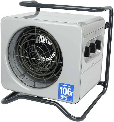 Danfoss 69810562 topný ventilátor šedá