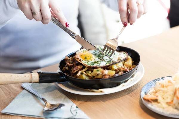 Traditional farmer's gröstl on the alp | © Zell am See-Kaprun Tourismus