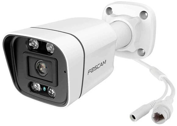Foscam Schloss / Zutrittskontrolle FNA108E-B4-2T LAN IP-sada bezpečnostní kamery 8kanálový se 4 kamerami 3840 x 2160 Pixel
