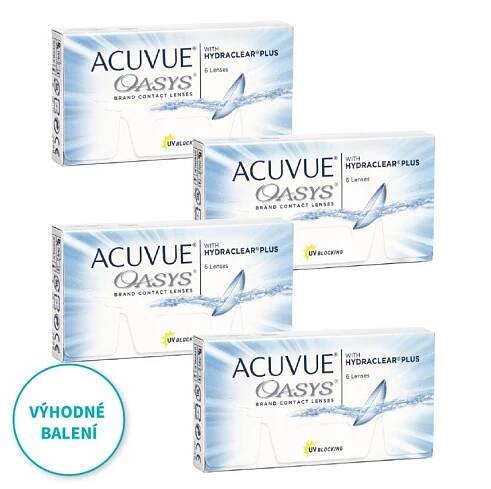 Acuvue Oasys with Hydraclear Plus (6 čoček) výhodné balení 4 kusů