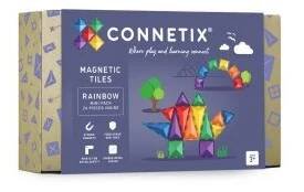 Connetix Tiles - Magnetická stavebnice Rainbow Mini Pack 24  ks
