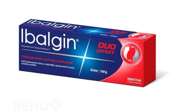 IBALGIN DUO EFFECT 50MG/G+2MG/G krém 100G