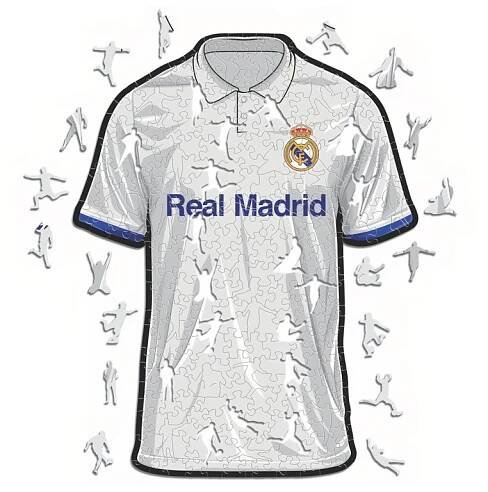 Dřevěné puzzle Real Madrid FC, dres, 270 ks - Fotbalfans.cz