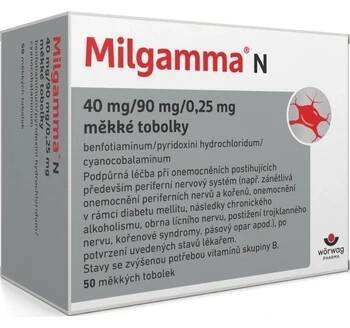 MILGAMMA N POR 40MG/90MG/0,25MG CPS MOL 50